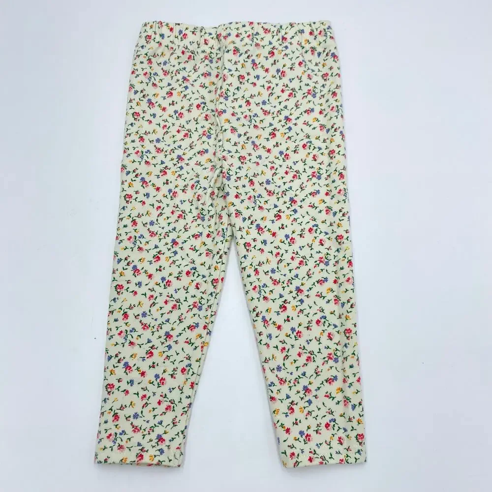 Ralph Lauren Baby Girl's Mini Floral Pull On Pants Size 18M